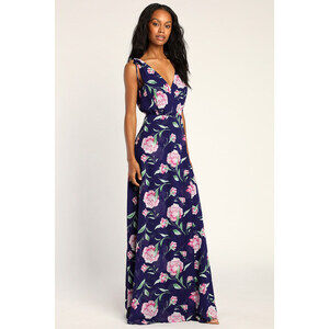 Lulu's Blue Maxi Dress (NEVER WORN & WITH TAG)